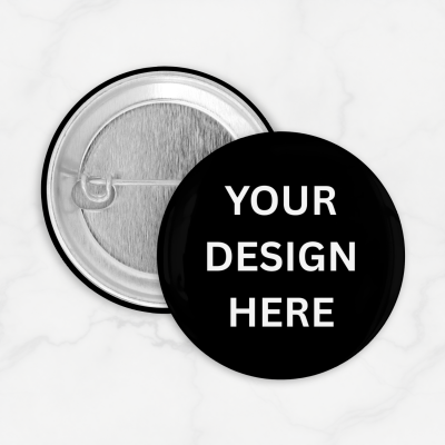 Custom Pin Bros Buttons Round 75mm Metal Back Cover